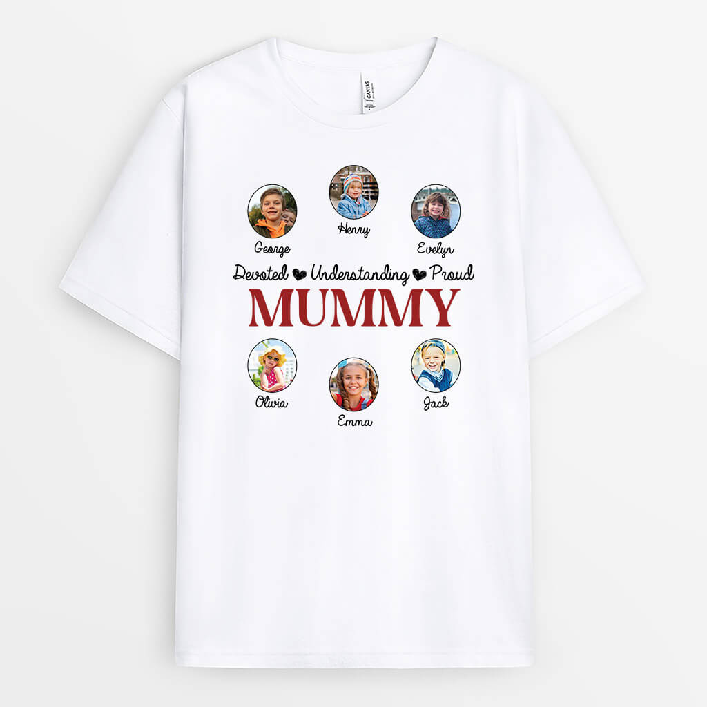 2149AUK1 personalised our blessed loved generous grandma t shirt