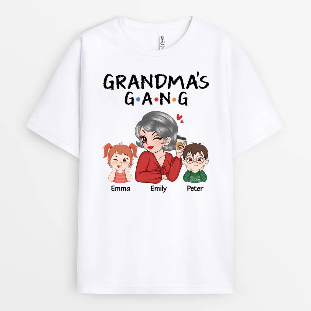 Personalised Little Mummy/Grandma's Gang T-Shirt