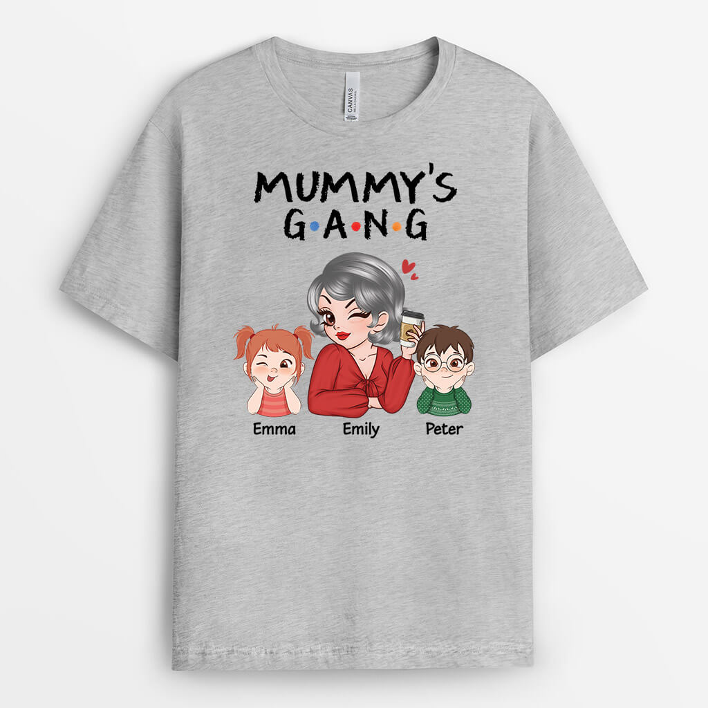Personalised Little Mummy/Grandma's Gang T-Shirt