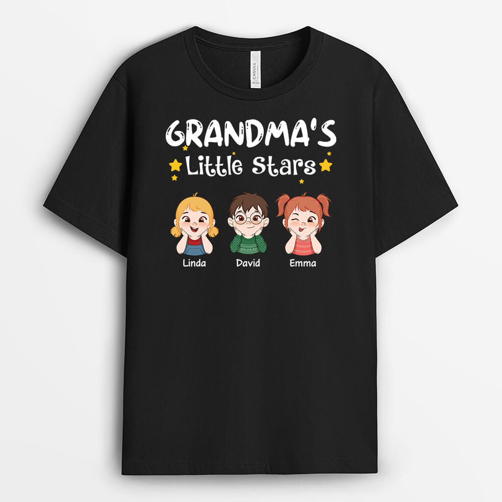 Personalised Daddy/Grandad's Little Stars T-shirt