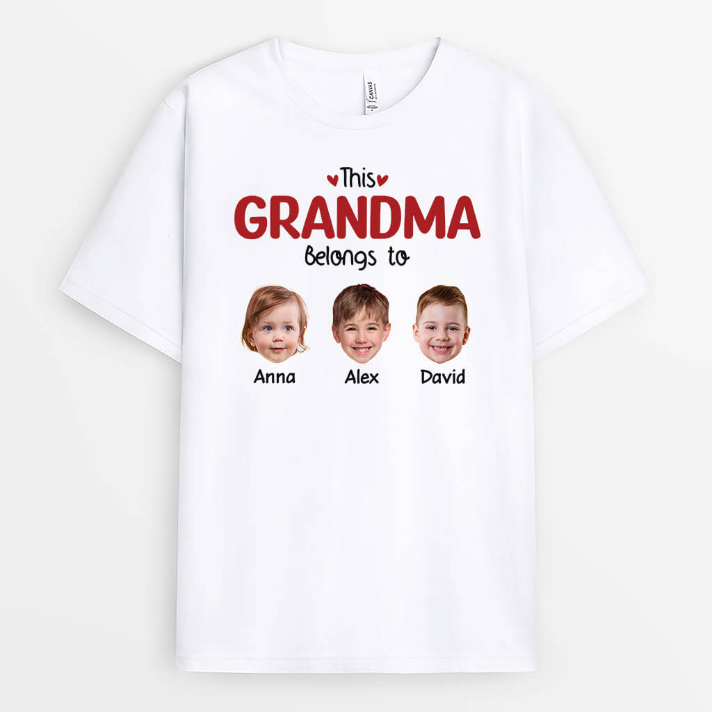 Personalised This Lovely Mummy Belongs To T-Shirt