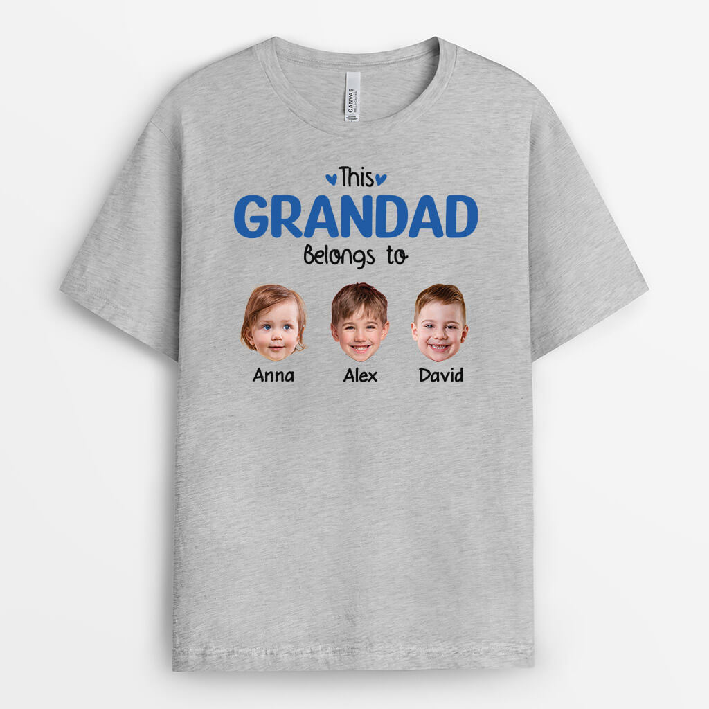 Personalised This Lovely Daddy Belongs To T-Shirt
