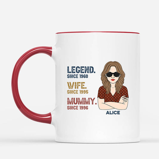 2207MUK2 personalised my legend mum grandma mug