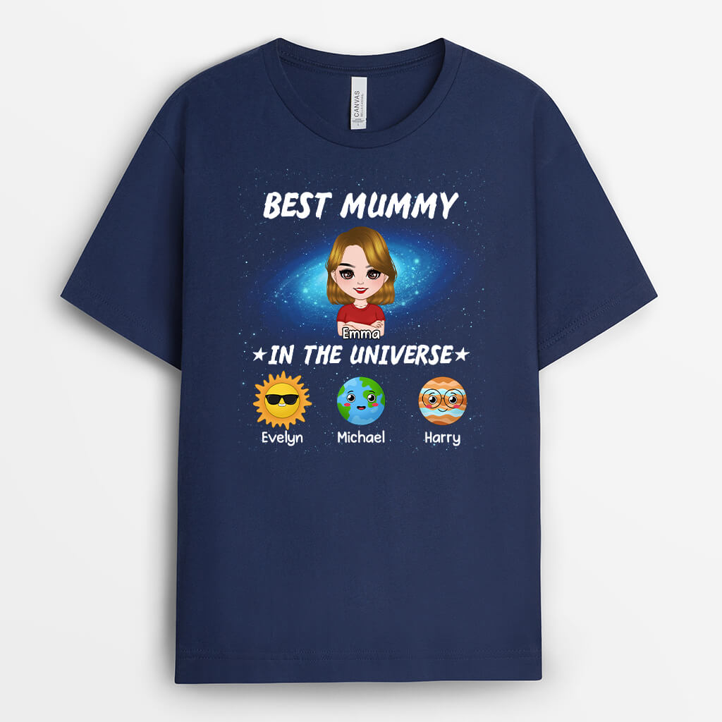 Personalised Best Daddy In The Universe T-Shirt