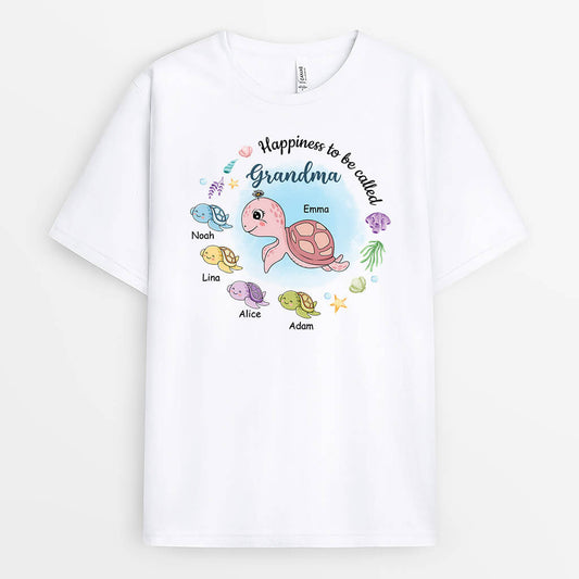2214AUK1 appiness to be called grandma turtles  custom t shirt for her_5958fca4 f3a6 4418 8b79 bd123e12441a