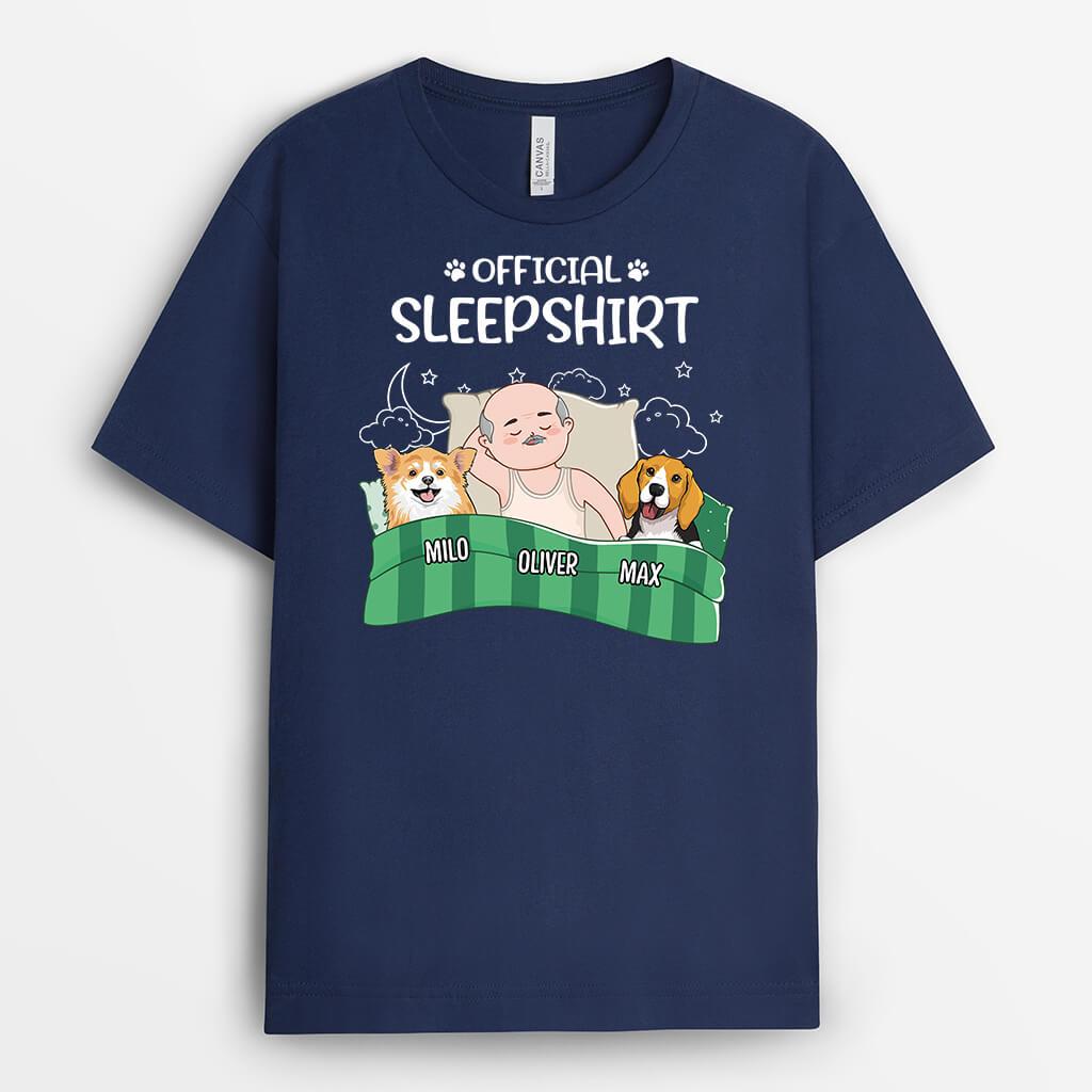 Personalised Dog Official Sleepshirt T-Shirt