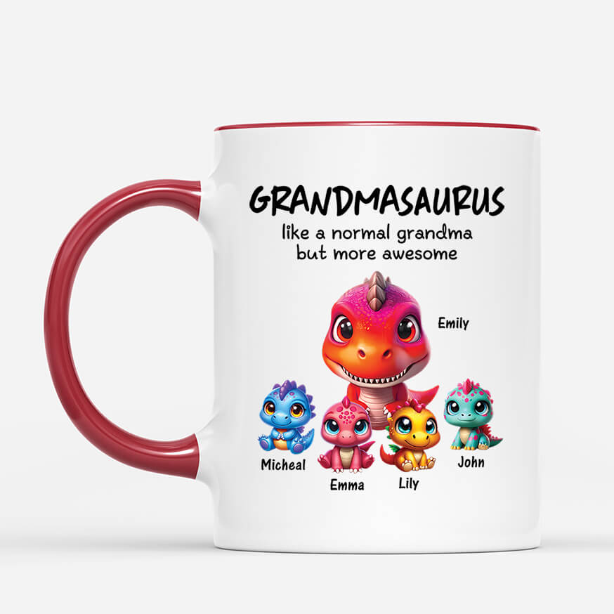 2227MUK2 personalised daddysaurus like normal but cooler mug