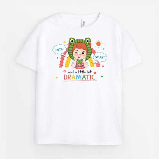 2238AUK1 personalised cute smart dramatic kid t shirt