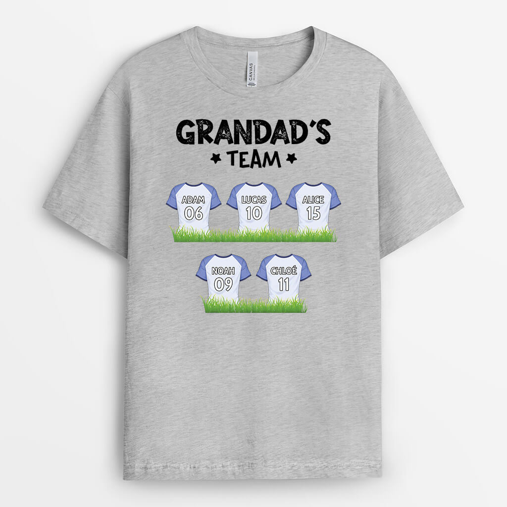 Personalised Daddy's Football Team T-Shirt