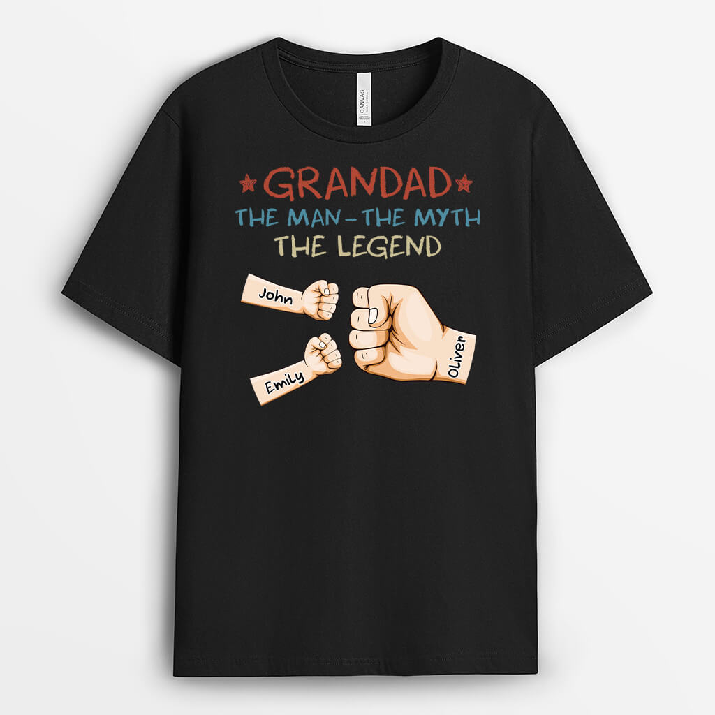 Personalised Dad , The Man, The Myth, The Legend T-Shirt