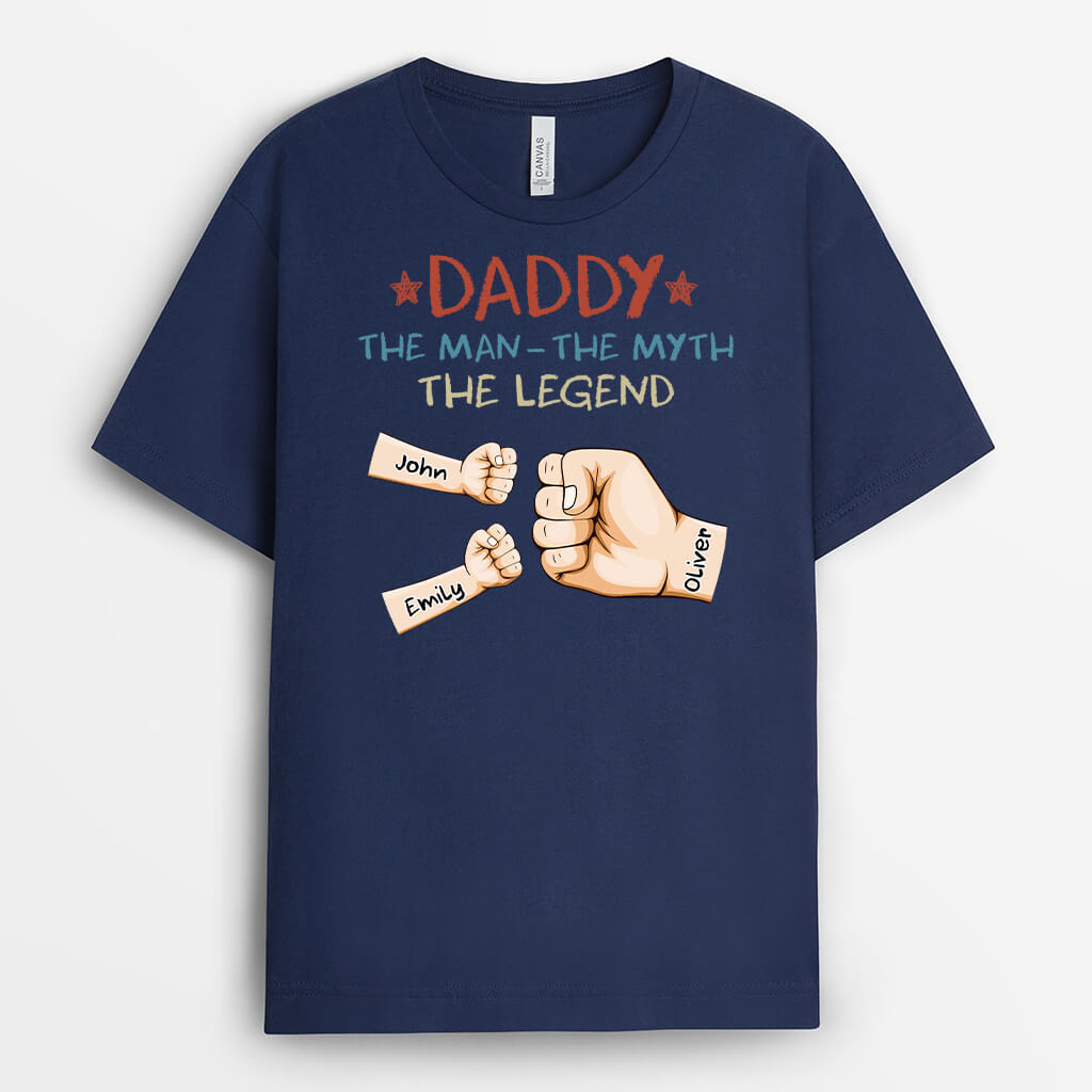 Personalised Dad , The Man, The Myth, The Legend T-Shirt