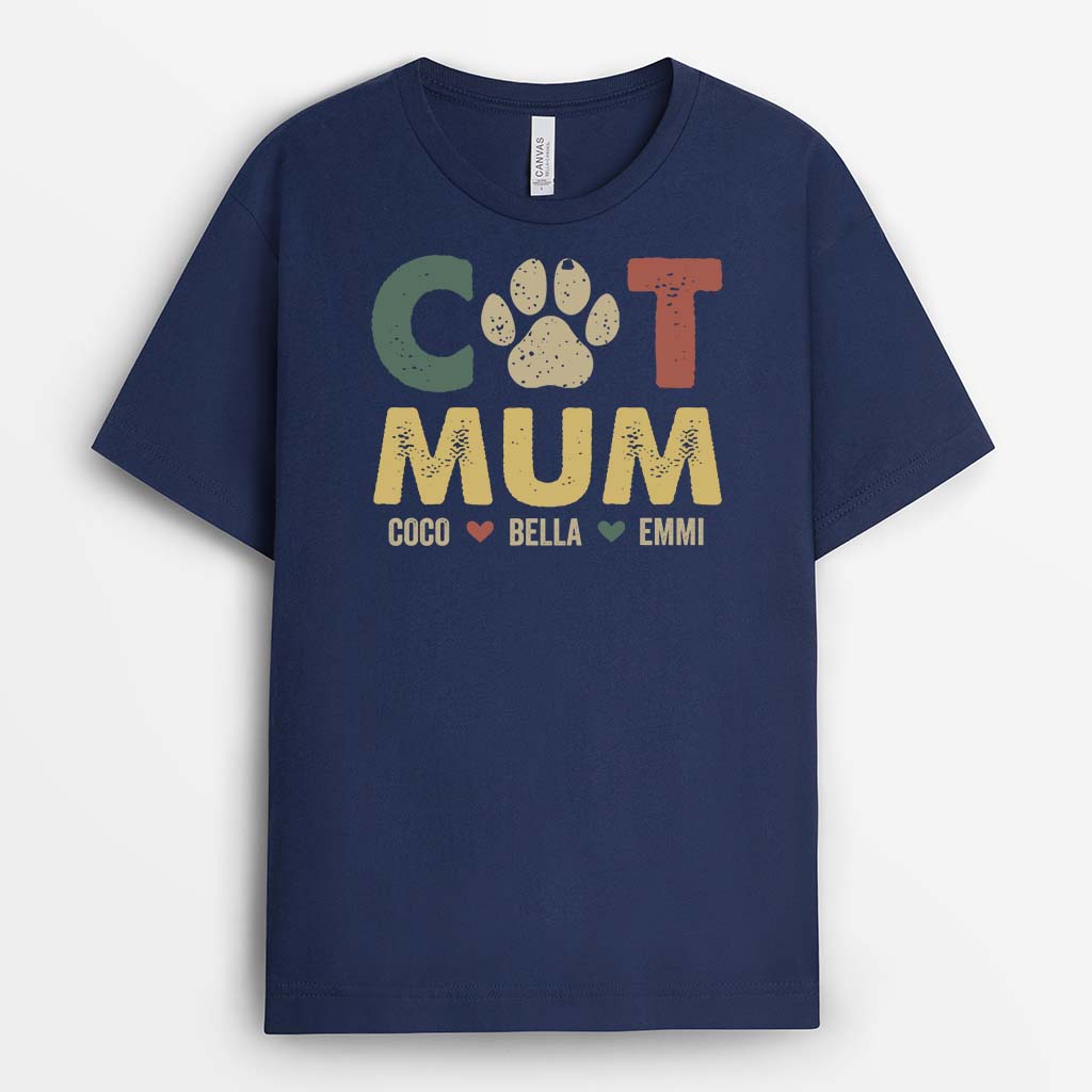 Personalised Dog Mum/Dad, Cat Mum/Dad T-Shirt