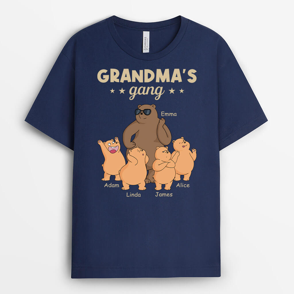 Personalised Daddy/Grandad's Bear Gang T-Shirt