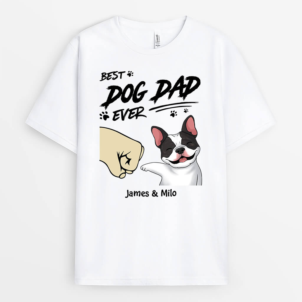 Personalised Best Dog Dad/Dog Mum Ever T-Shirt