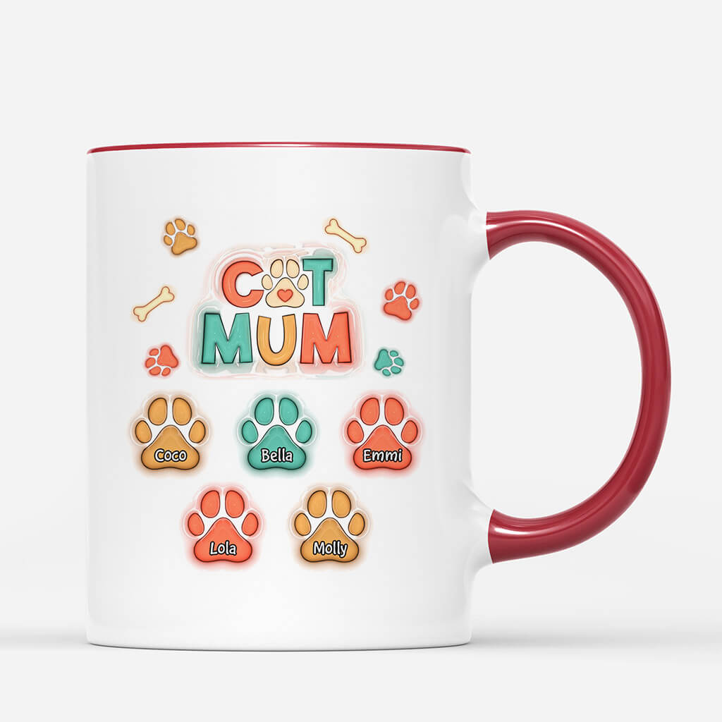 Personalised Best Dog Mum Ever Mug