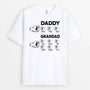 2290AUK1 personalised best papa papy fist bump t shirt