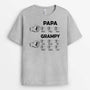 2290AUK2 personalised best papa papy fist bump t shirt