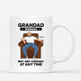 2292MUK1 grandad warning mug  personalised gifts for grandad