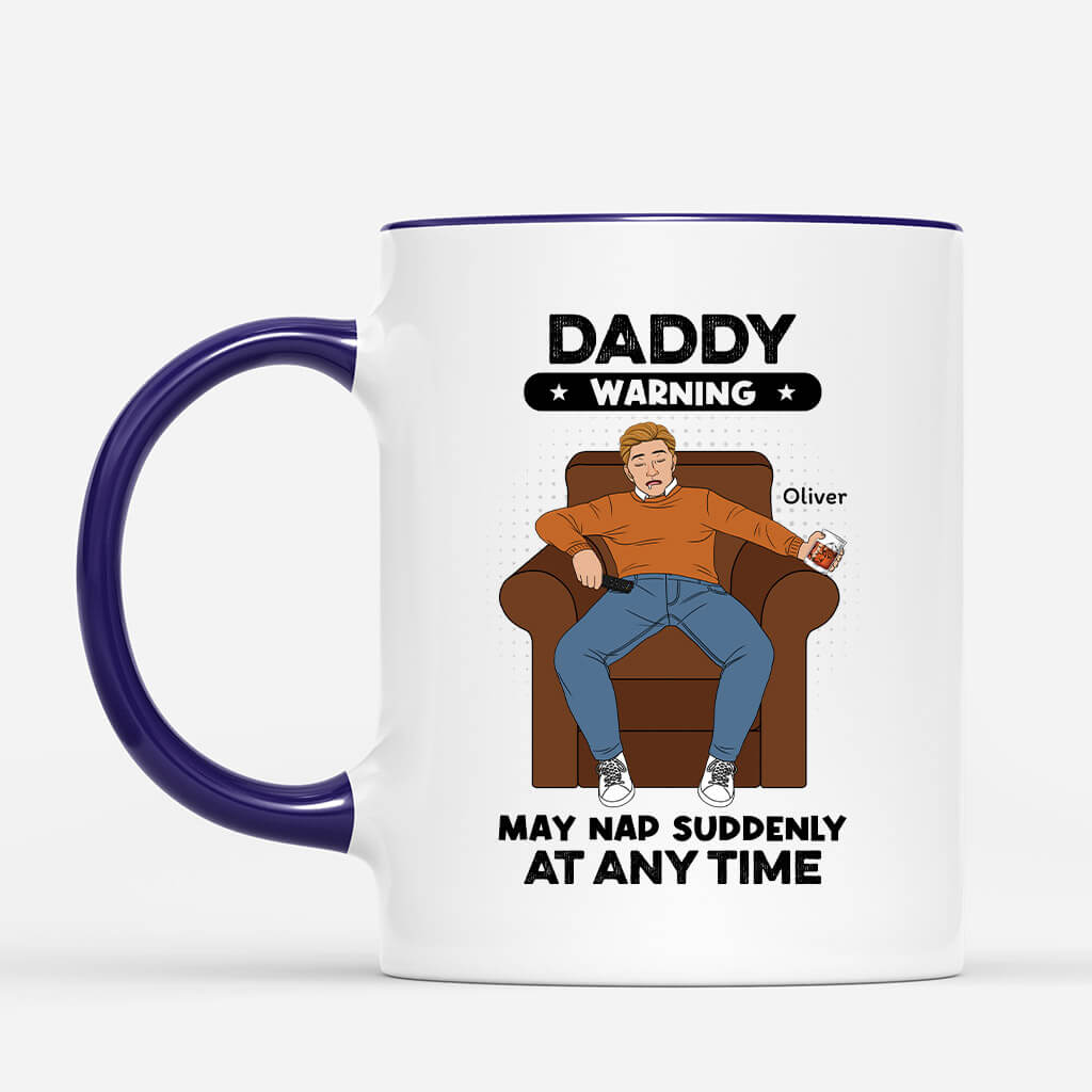 2292MUK2 grandad warning mug  personalised gifts for grandad