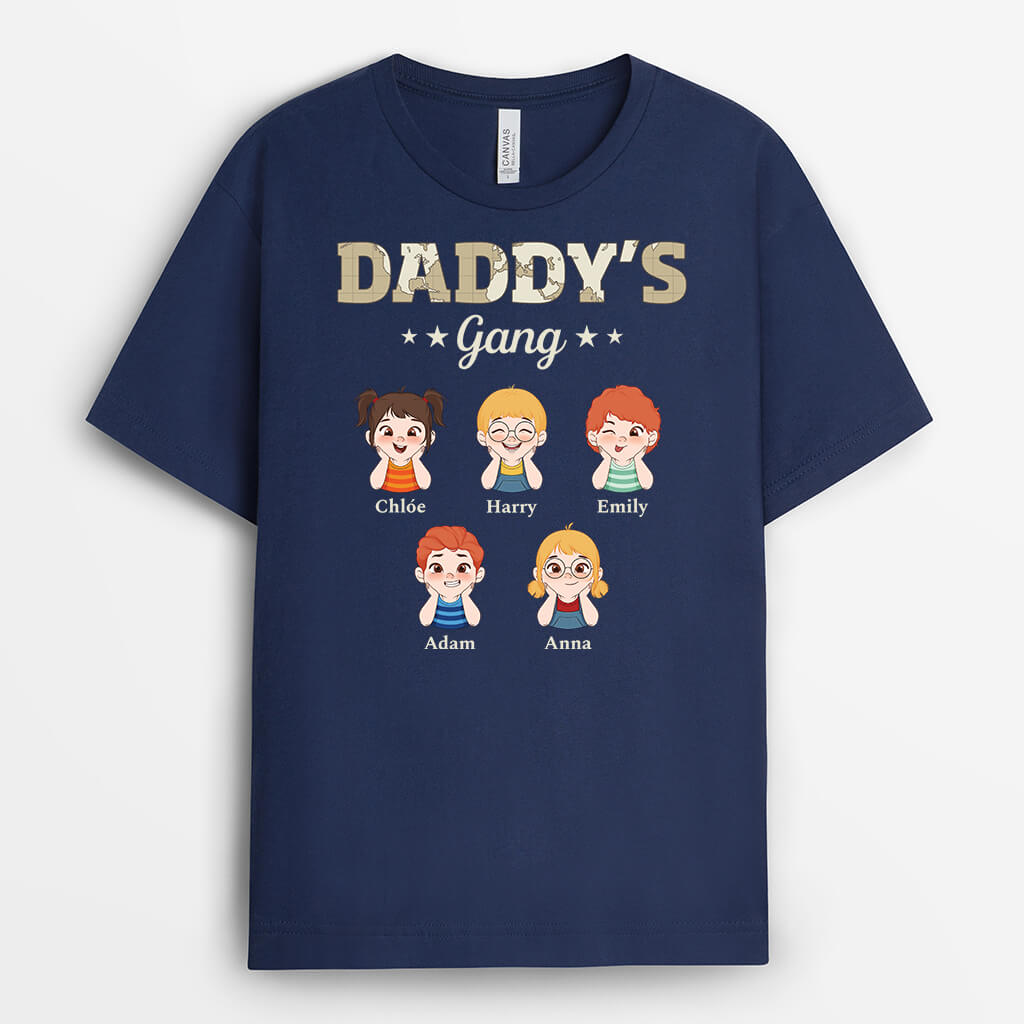 Personalised Daddy/Grandad's Gang T-Shirt