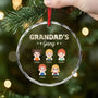 2317OUK2 daddy gang glass ornament personalized gift for dad 2317OKL0B