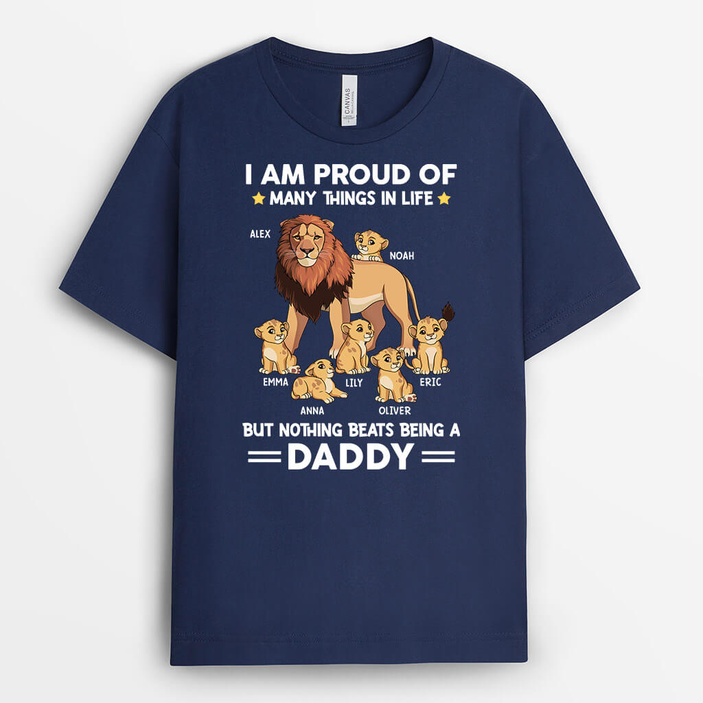 Personalised Nothing Beats Being A Dad T-Shirt