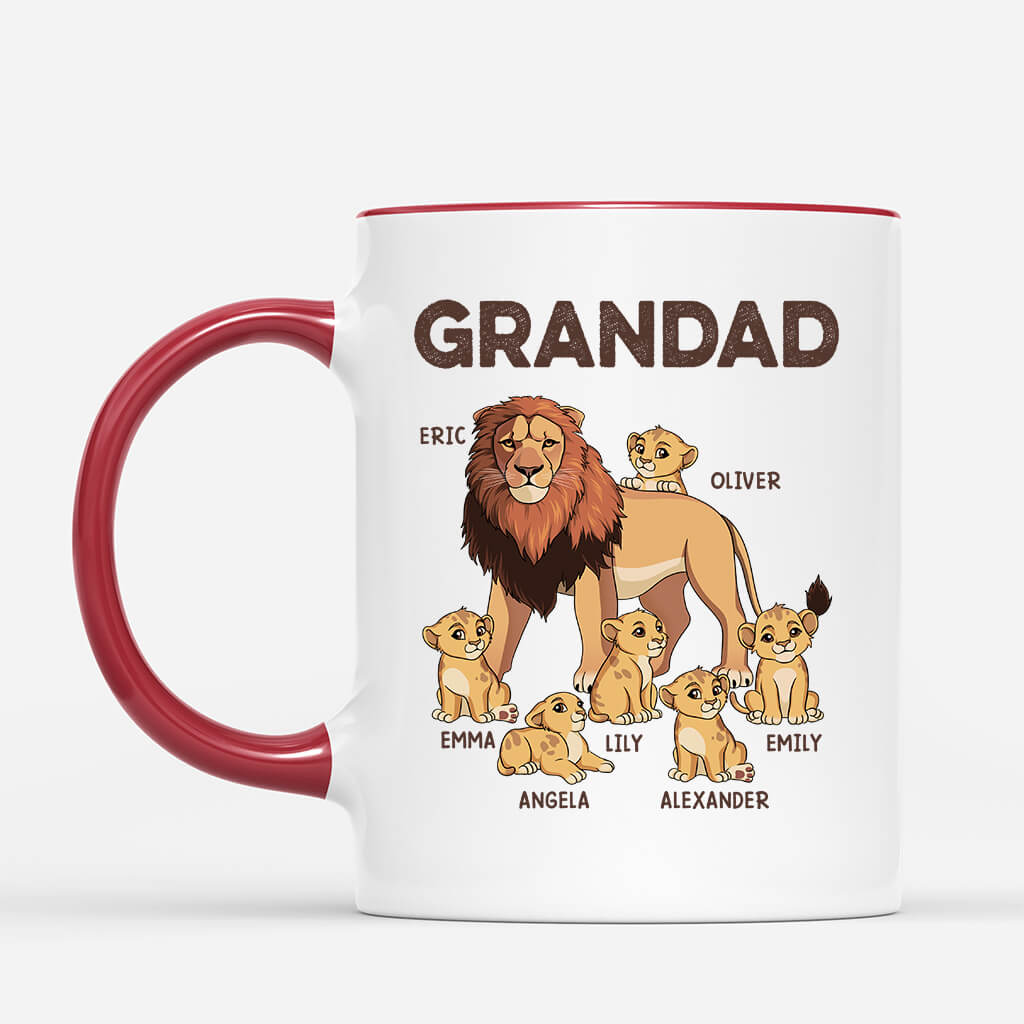 Personalised Daddy Lions Mug