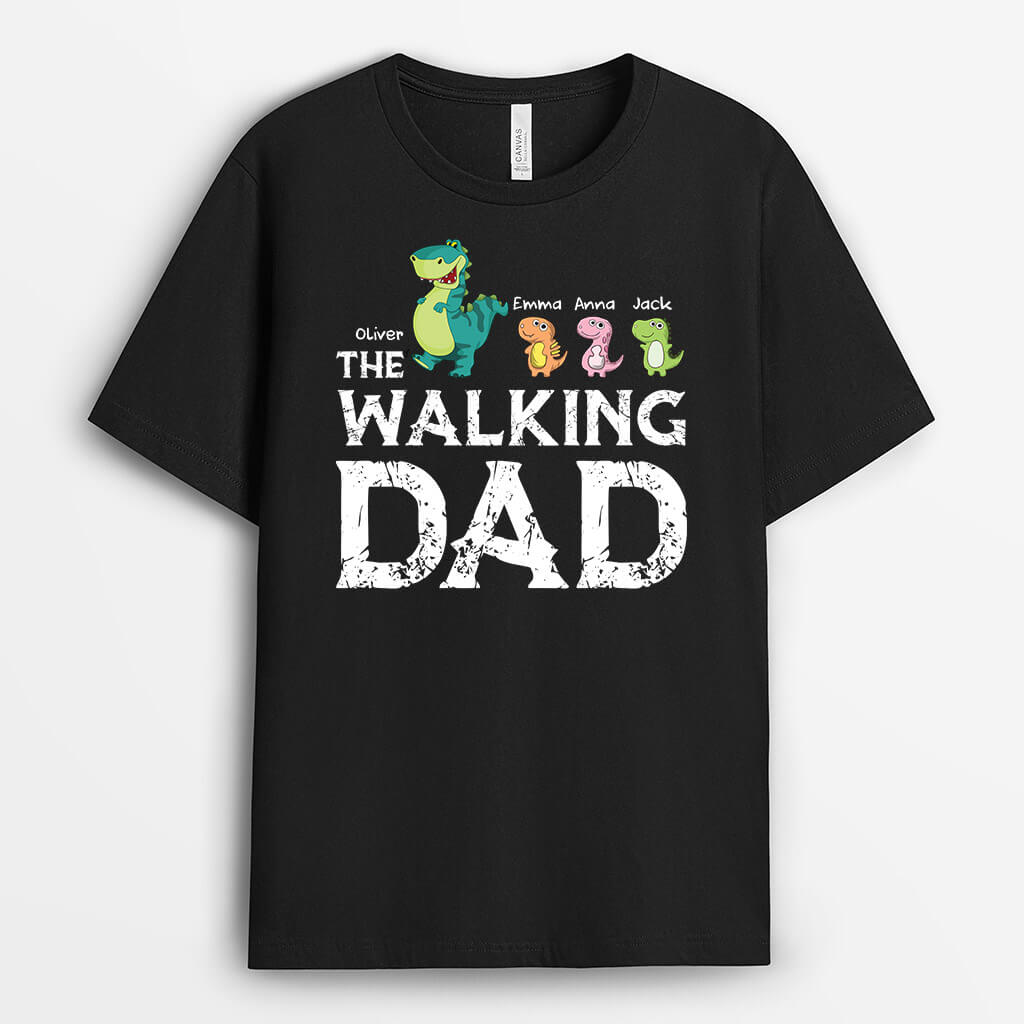 Personalised The Walking Dad T-Shirt