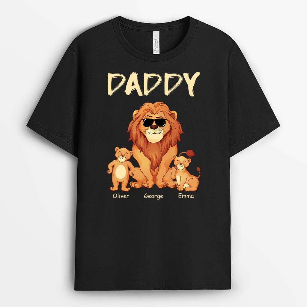 Personalised Grandad Lion's Gang T-Shirt