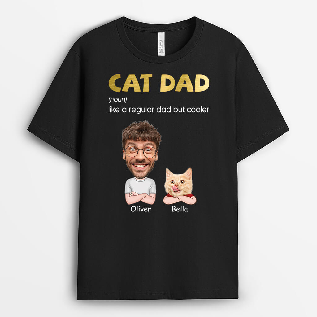 Personalised Cat Mom/Cat Dad Regular But Cooler T-shirt