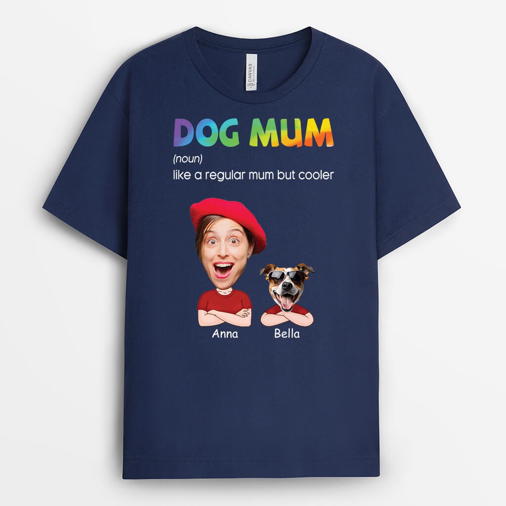 Personalised Dog Mom/Dog Dad Regular But Cooler T-shirt