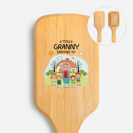 2361AUK1 personalised this mumgranny belongs to uv printed bamboo hairbrush 2361aq6p5a_34a788ff 6977 4813 98d0 32953ba300fd