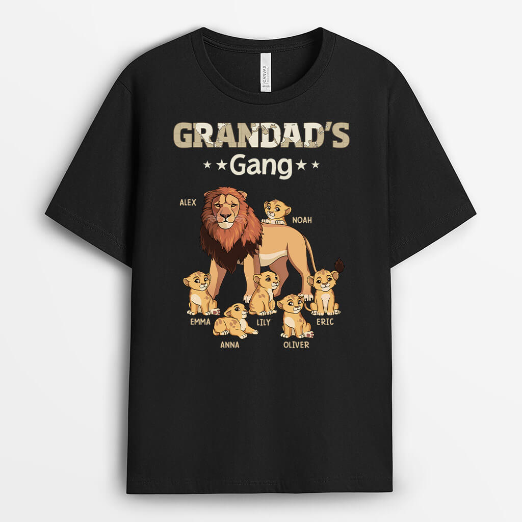 Personalised Papa's Gang Lions T-shirt