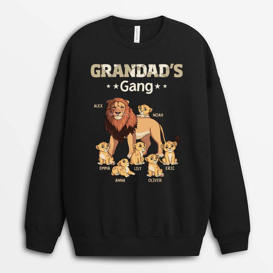 2366AUS1 personalized daddy with lion gangs t shirt_f3eaf34a 32d4 4e6e a0c0 6cc0d2079b42