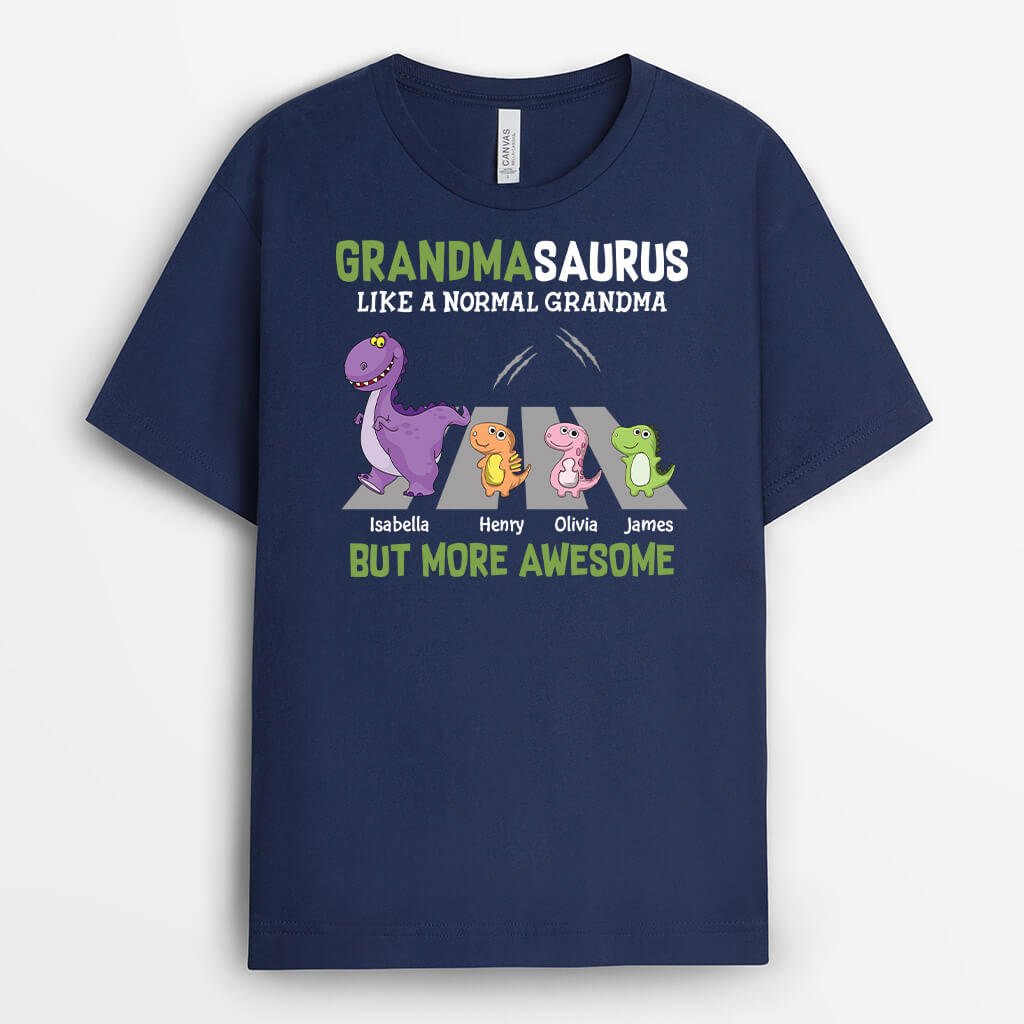 Personalised Daddysaurus Like A Normal Daddy But More Roarsome T-shirt