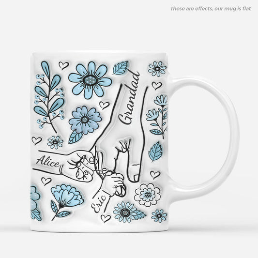 2408MUK1 grandad daddy 3d mug  customised gifts for grandad dad_4f32d7ed 386d 40cd b18b 7148b19bf196