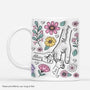 2408MUK2 personalised mom and kids holding hands flowers mug_51227870 f82d 4e82 b1bf d6ff8f404ab5