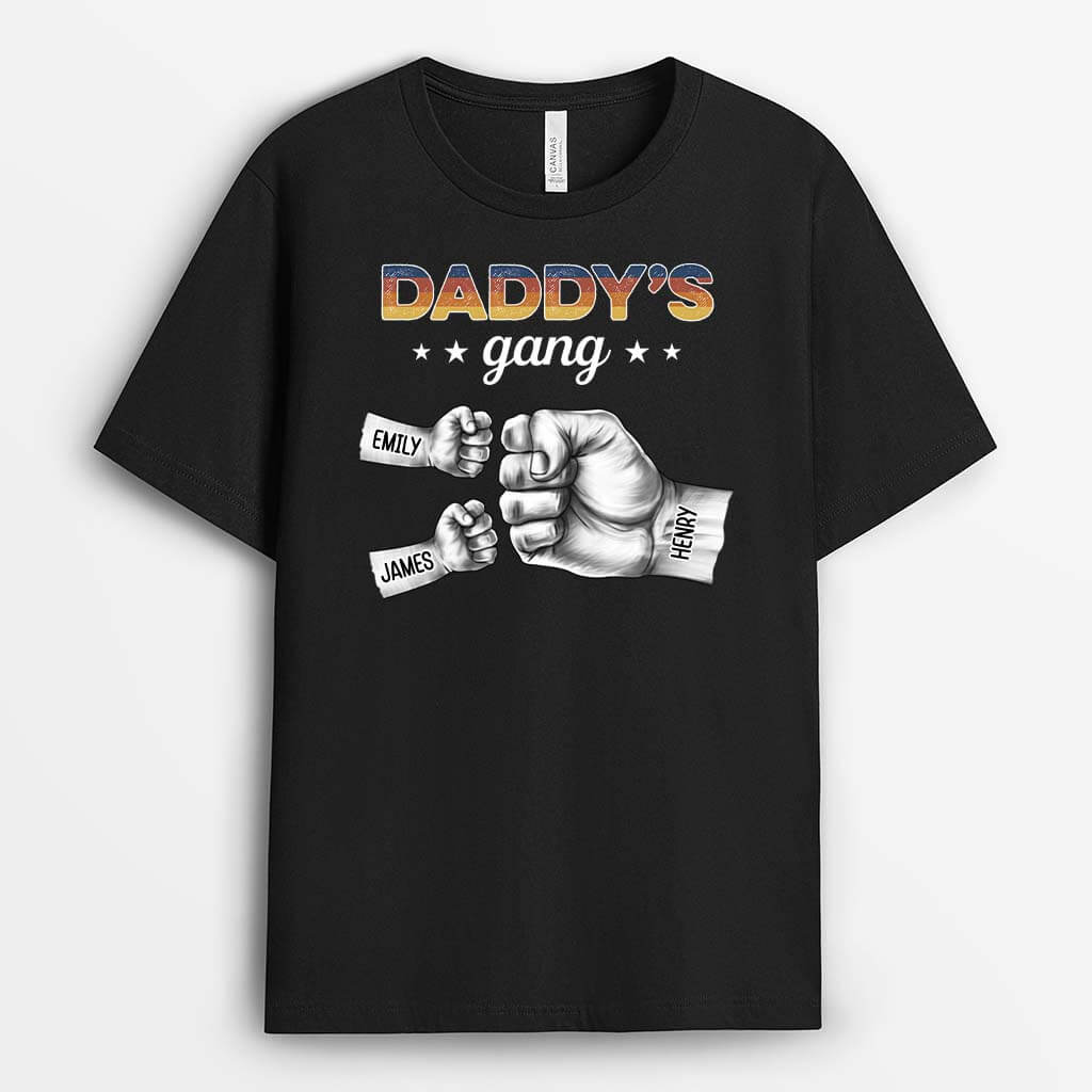 Personalised Daddy's/Grandad's Gang T-shirt