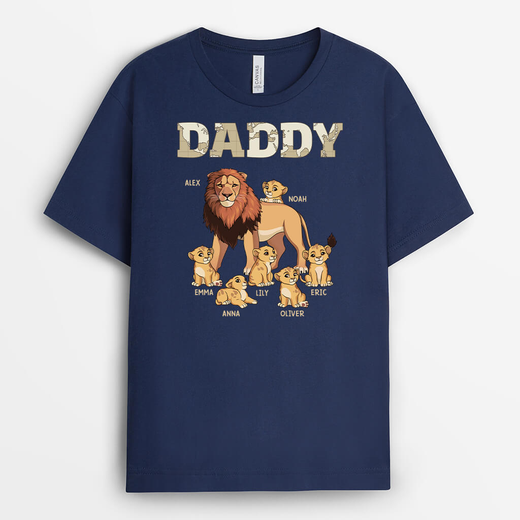 Personalised Daddy Lions T-shirt