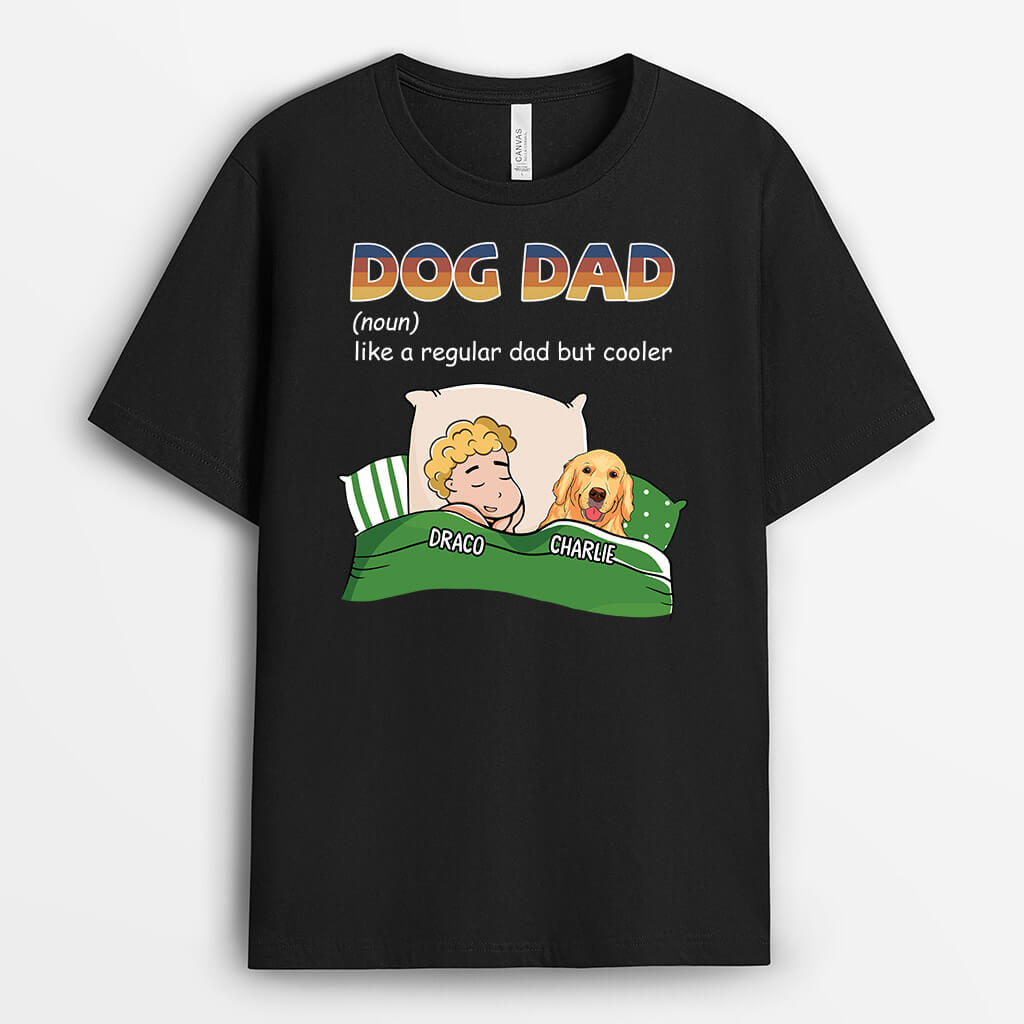 Personalised Dog Mum/Dad Sleep Like Regular But Cooler T-shirt