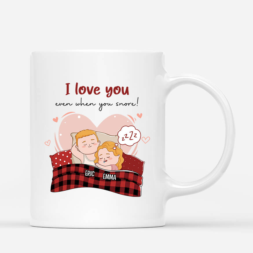 2477MUK1 personalised i love you even when you snore mug_cecffcb7 ea4b 4d0d 82fe 5d2930c5d89c