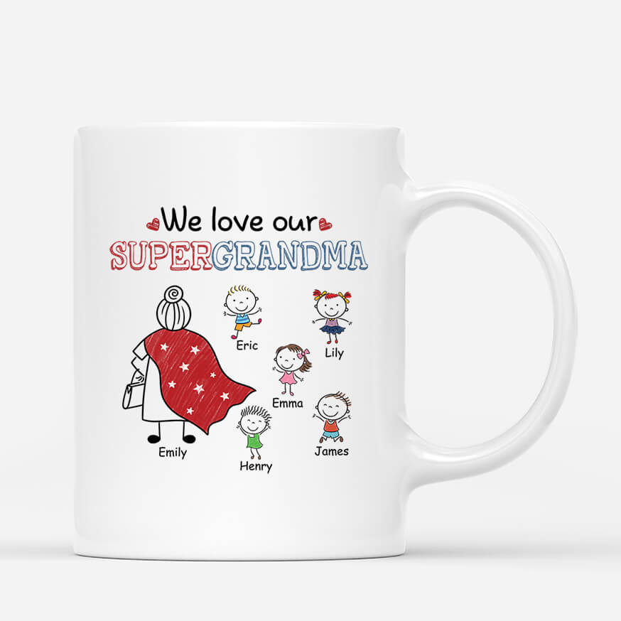 2484MUK1 personalised i love my super mama grandma mug_099a2c9f 052a 4fa3 870f 1e7fe65ed14b