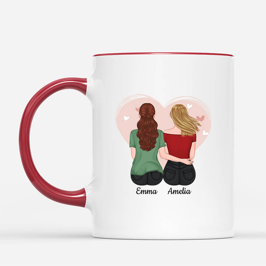 2493MUK2 personalised good friends are like stars they are always there mug