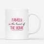 2494MUK2 personalised family is the heart of home t shirt