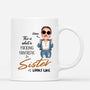 2502MUK1 personalised this is what a fantastic sister looks like mug