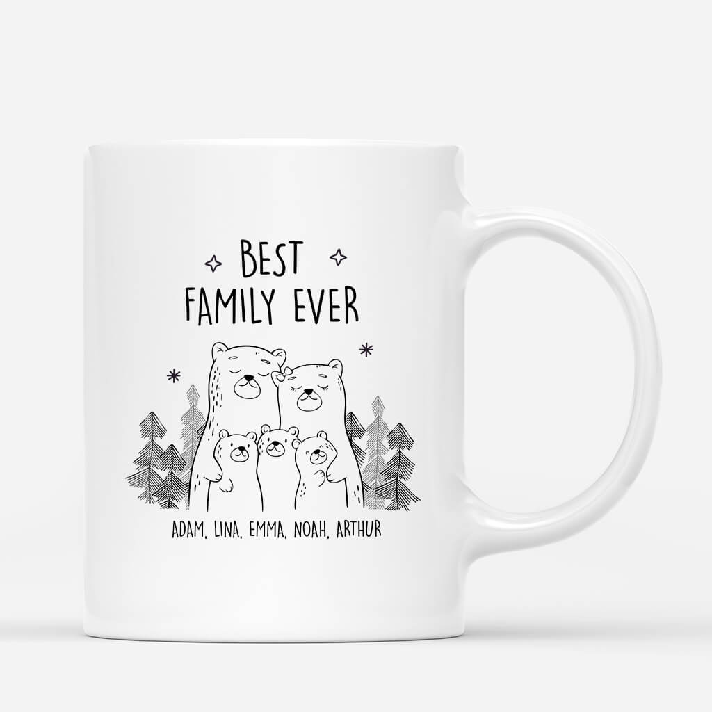 2509MUK1 personalised the best family ever mug