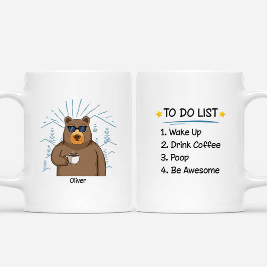 2532MUK1 personalised daily to do list mug