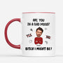 2533MUK2 personalised are you in a bad mood funny mug