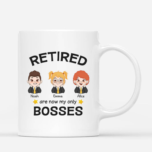 2562MUK1 personalised officially retired grandkids my only bosses mug