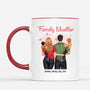 2565MUK2 family portrait hearts personalised mug